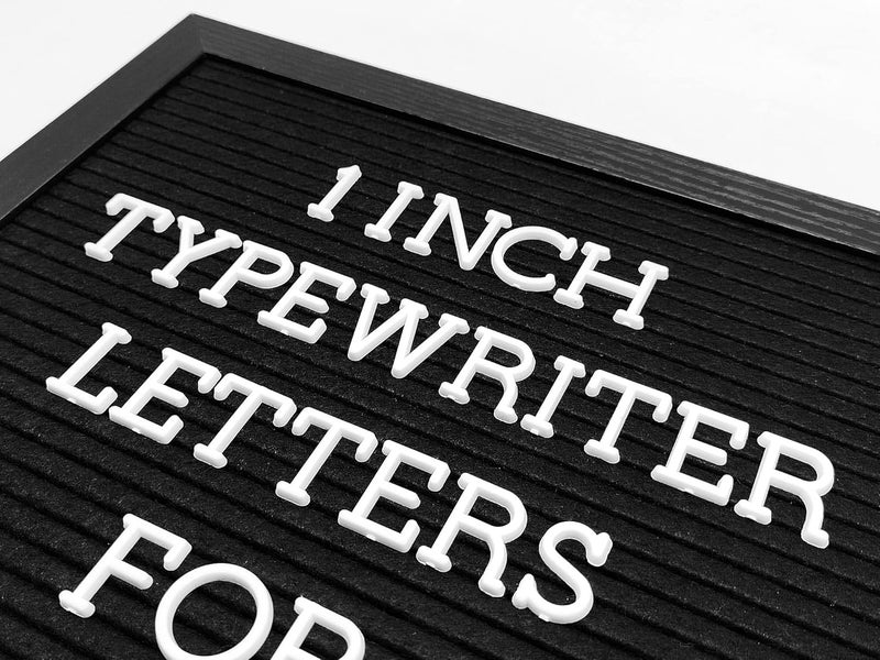 G GAMIT Felt Letter Board Letters Set - Pre-cut 418pcs Nonstandard 1inch White Typewriter Letters Only (No Board Included) - Image 4